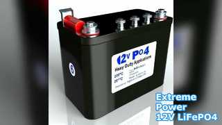 Batterie LiFePO4 12 V, puissance robuste