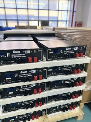 LiFePO4 Battery Pack 25.6V 100Ah 2.56KWh Rack Mounted Energy Storage Battery
