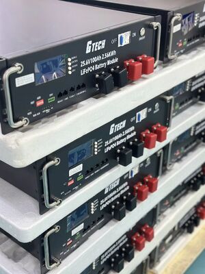 LiFePO4 Battery Pack 25.6V 200Ah 51.2KWh Rack Mounted Energy Storage Battery for UPS Power Station