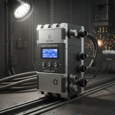 Appareil électrique à alimentation sans fil industriel compact doté d'une conception modulaire et d'une capacité évolutive adaptée à des environnements industriels difficiles