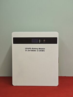 51.2V100AH 5KWH Wall Mounted LiFePO4 Battery Long Cycle Life