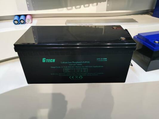 G TECH 12.8V200AH Remplacement d'acide de plomb LiFePO4 Batterie 6000 fois Durée de vie du cycle