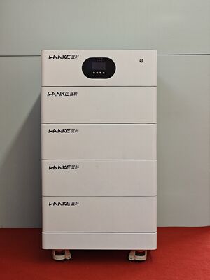 Stackable 20.48KWH 51.2V400Ah LiFePO4 Battery Pack with 6000 Long Cycle Life for Solar Energy Storage