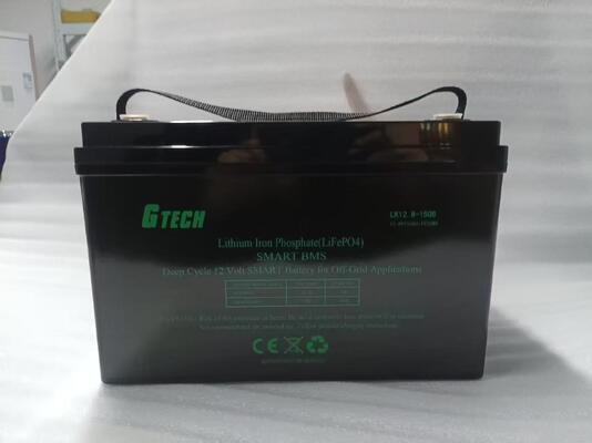G TECH 12,8V 150Ah LiFePO4 batterie avec 6000 cycles pour le stockage de l'énergie solaire