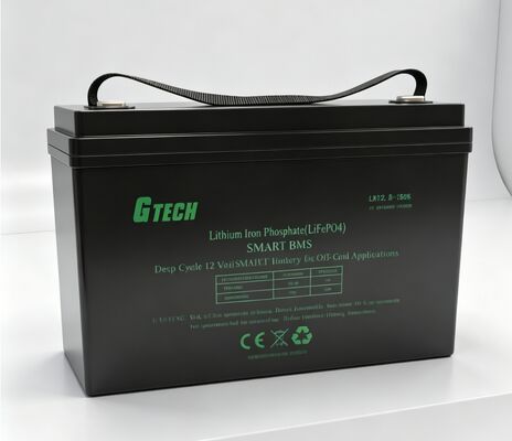 Batterie LiFePO4 12,8 V 150 Ah avec 6 000 cycles pour le stockage de l'énergie solaire