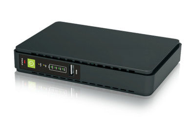 Mini UPS with DC, USB and POE Output Interfaces, Built-in adapter allows wide AC Voltage