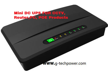 Mini lithium Li - batterie d'UPS 15W 30W 60W de technologie de C.C G d'ion pour le routeur VOIP POE de télévision en circuit fermé
