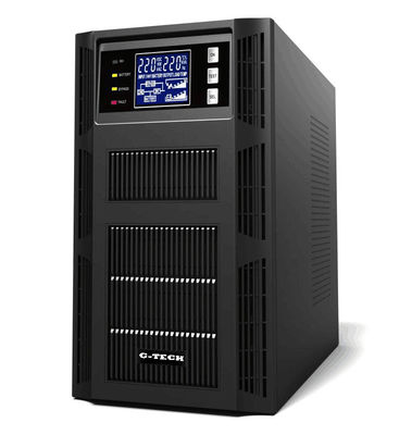 Affichage 12V 7Ah 10000W 10Kva UPS en ligne modulaire d'affichage à cristaux liquides